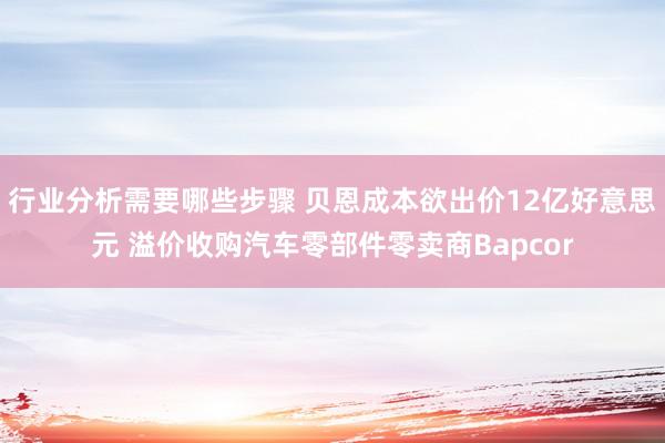 行业分析需要哪些步骤 贝恩成本欲出价12亿好意思元 溢价收购汽车零部件零卖商Bapcor