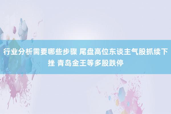 行业分析需要哪些步骤 尾盘高位东谈主气股抓续下挫 青岛金王等多股跌停