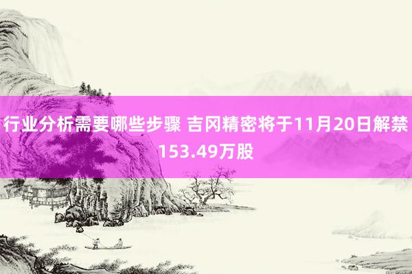 行业分析需要哪些步骤 吉冈精密将于11月20日解禁153.49万股