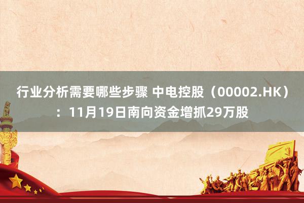 行业分析需要哪些步骤 中电控股（00002.HK）：11月19日南向资金增抓29万股