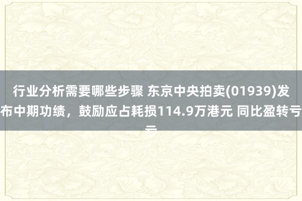 行业分析需要哪些步骤 东京中央拍卖(01939)发布中期功绩，鼓励应占耗损114.9万港元 同比盈转亏