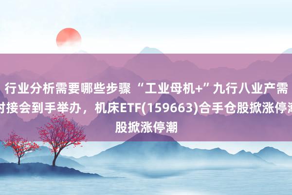 行业分析需要哪些步骤 “工业母机+”九行八业产需对接会到手举办，机床ETF(159663)合手仓股掀涨停潮