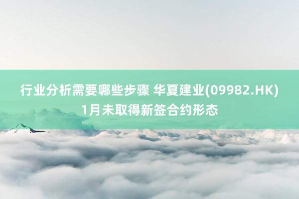 行业分析需要哪些步骤 华夏建业(09982.HK)1月未取得新签合约形态