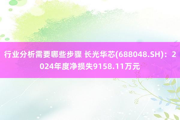 行业分析需要哪些步骤 长光华芯(688048.SH)：2024年度净损失9158.11万元